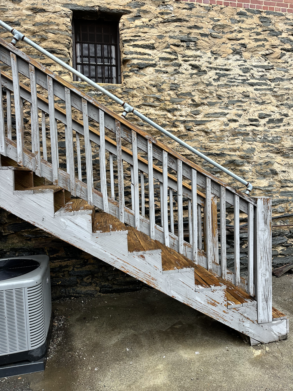 Before — Exterior Stairs — Full Repaint